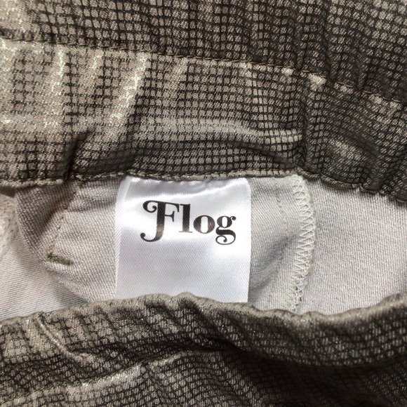 BEVY FLOG Metallic Gray Pants - Picture 3 of 13